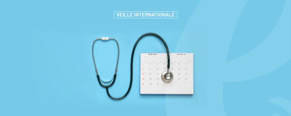 Image stétoscope et calendrier pour préparer ses RDV